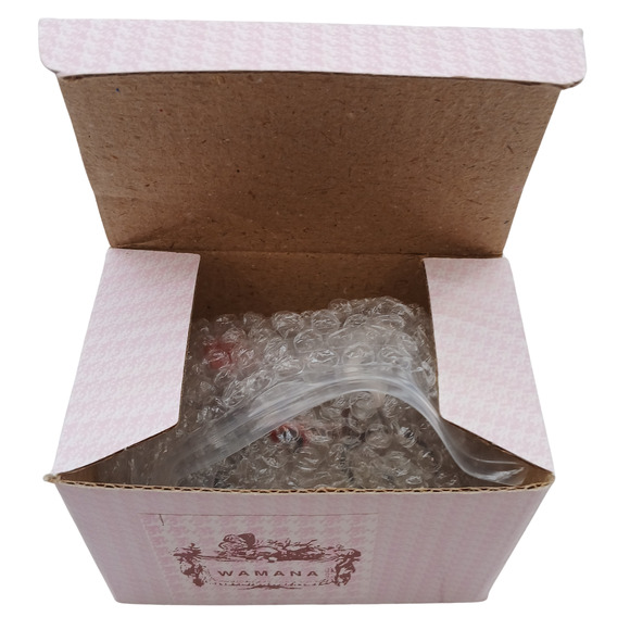 WAMANA Hand Blown Glass Bicycle Figurine w/ Box & Mirror Base - Picture 7 of 8